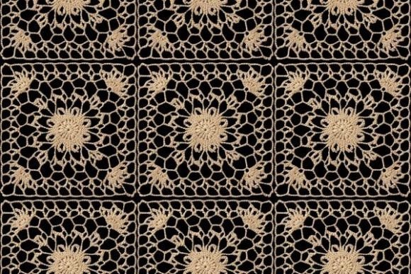12 Crochet-Inspired Granny Squares Lace