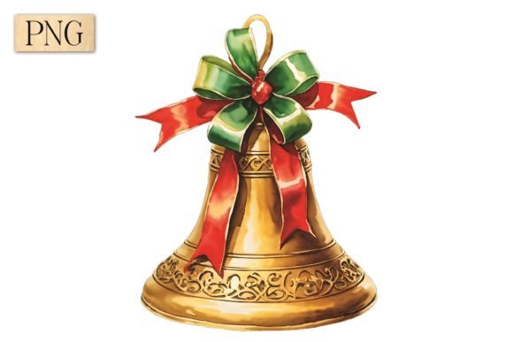 Christmas Bell PNG Clipart 6