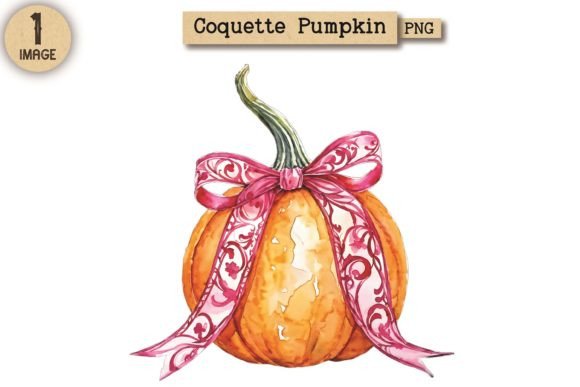 Coquette Pumpkin PNG Clipart 12
