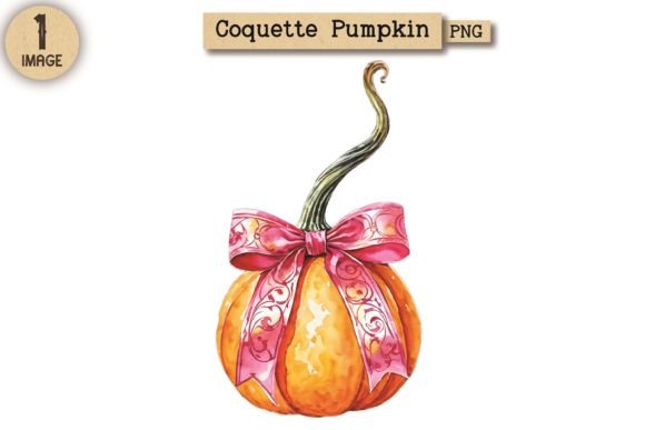 Coquette Pumpkin PNG Clipart 14