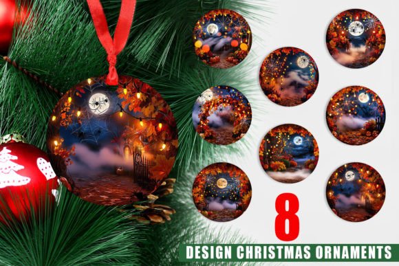 Ornament Halloween Bokeh Scene: A Strategic Design for Creative and Business Applications