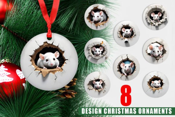 Ornament Mouse in Wall: A Creative Solution for Christmas Decor