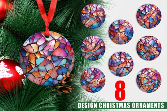Ornament Stained Glass Mosaic: A Unique Addition to Your Christmas Decor