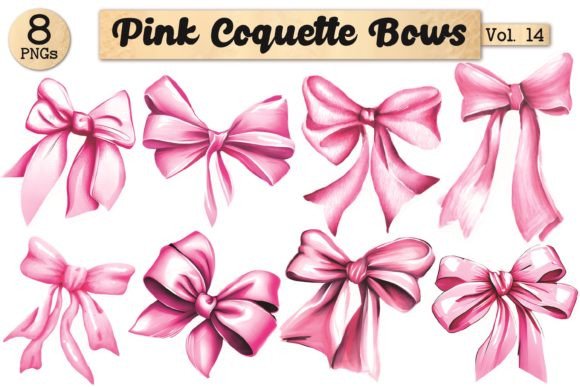 Pink Coquette Bows Vol. 14