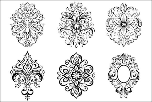 Retro Classic Style Engraved Ornament