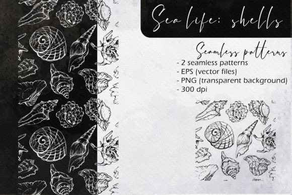 Sea Life Shells Seamless Patterns: A Strategic Resource for Creative and Business Applications