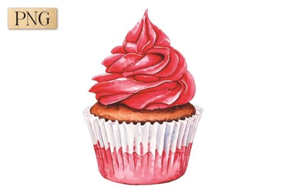Valentine's Day Cupcake PNG Clipart 9