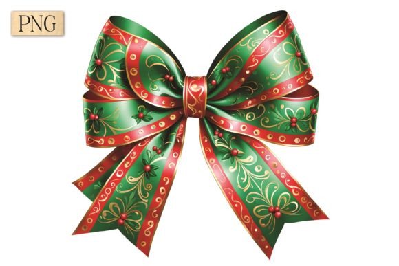 Vintage Christmas Coquette Bow 26